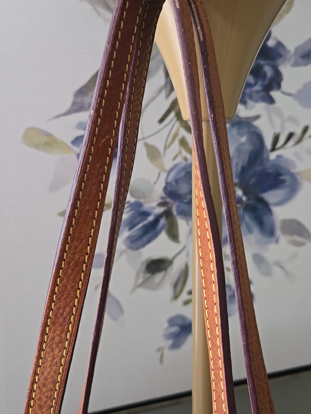 Dooney & Bourke Navy and Cream Striped Canvas Tote - Picture 3 of 12